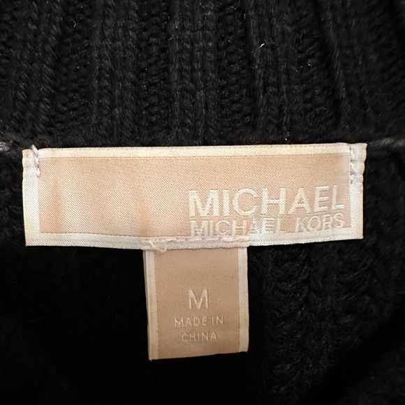 Michael Kors Zip Cold Shoulder Sweater - Picture 6 of 7
